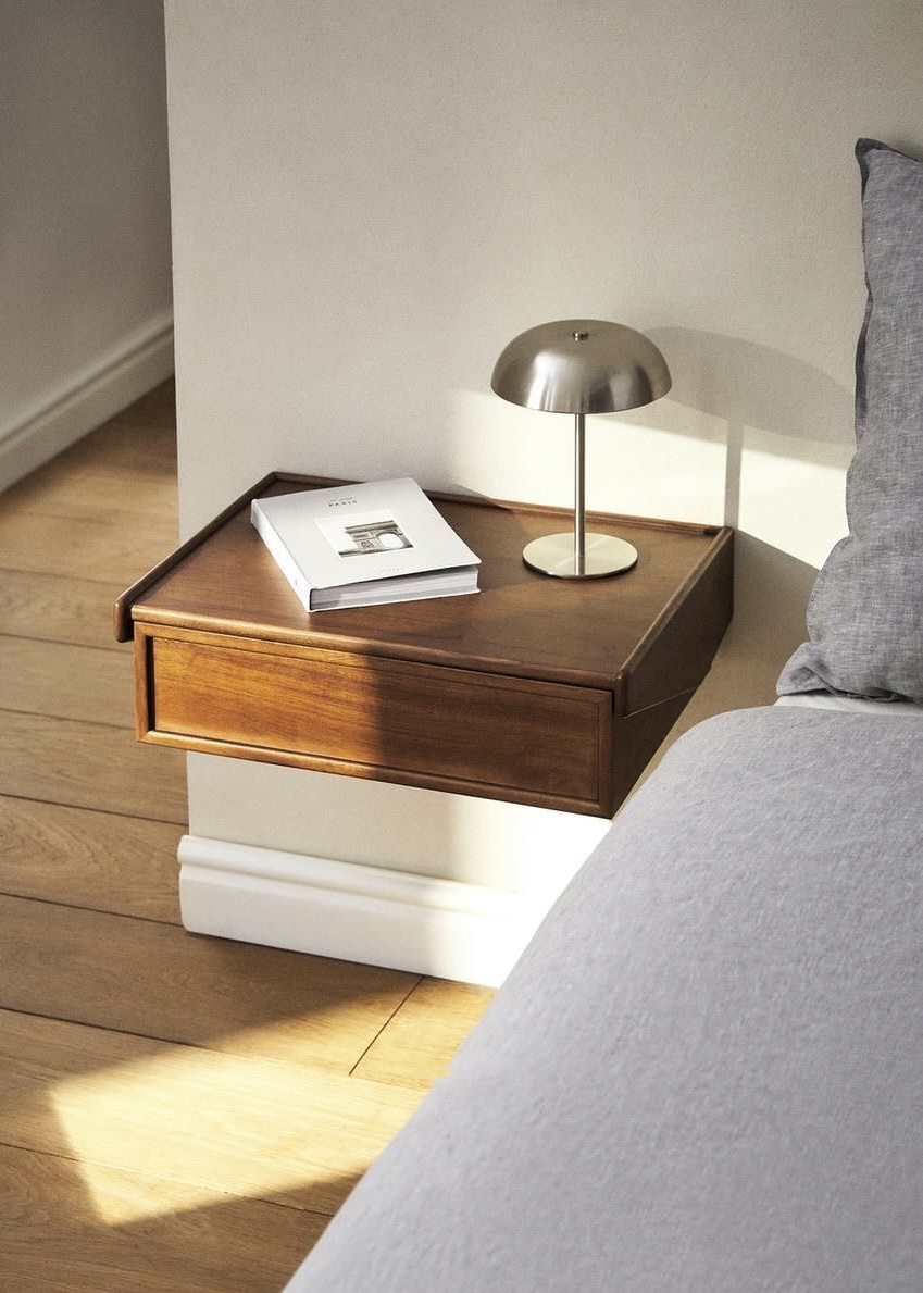 Floating Nightstand - Source: Pinterest